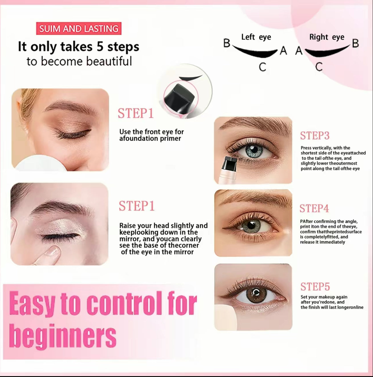 Effortless Wing Eyeliner Stamp Pen